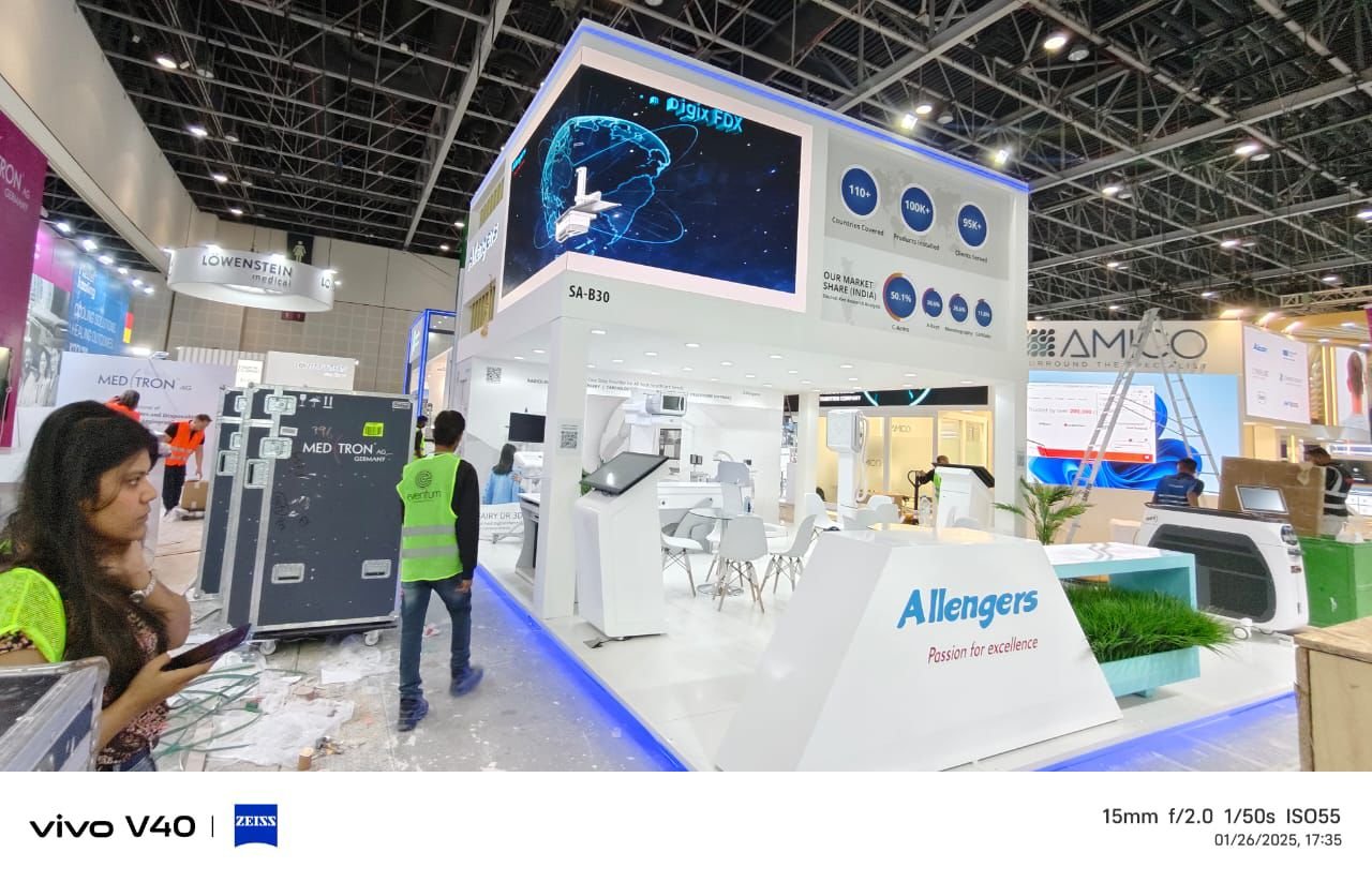 Allengers medical technology exhibition stand