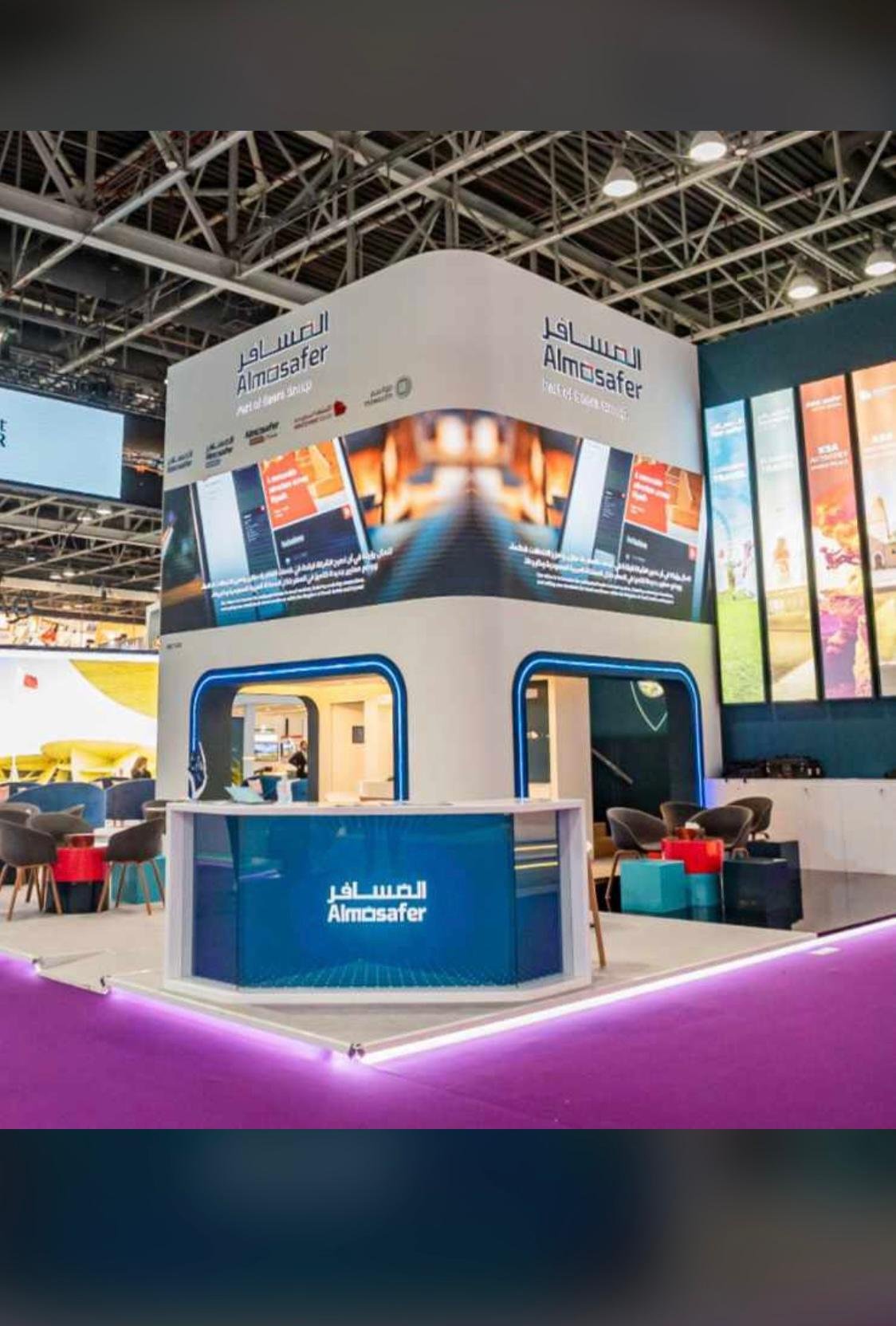 Almosafar travel exhibition stand