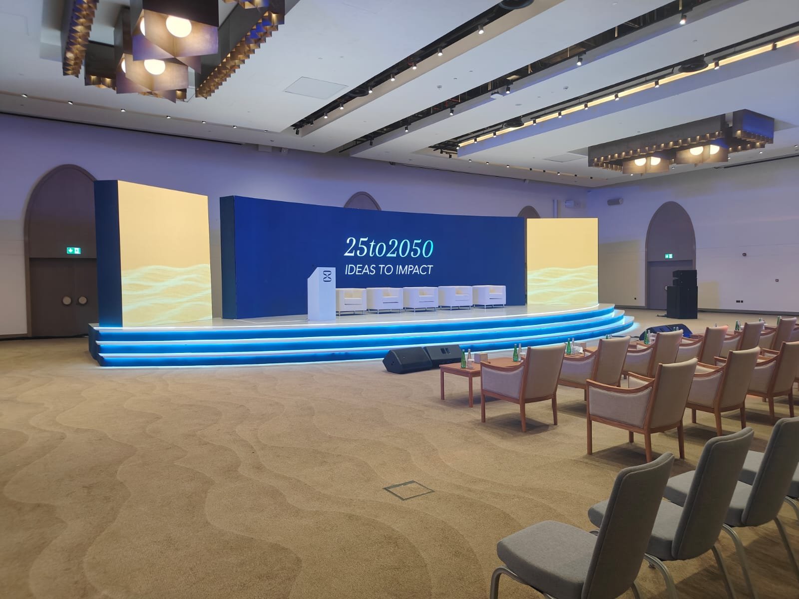 25to2050 corporate conference stage